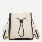 Romwe Square Shaped Crossbody Bag With Drawstring