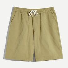 Romwe Guys Pocket Patched Drawstring Shorts