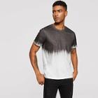 Romwe Men Two-tone Short Sleeve T-shirt