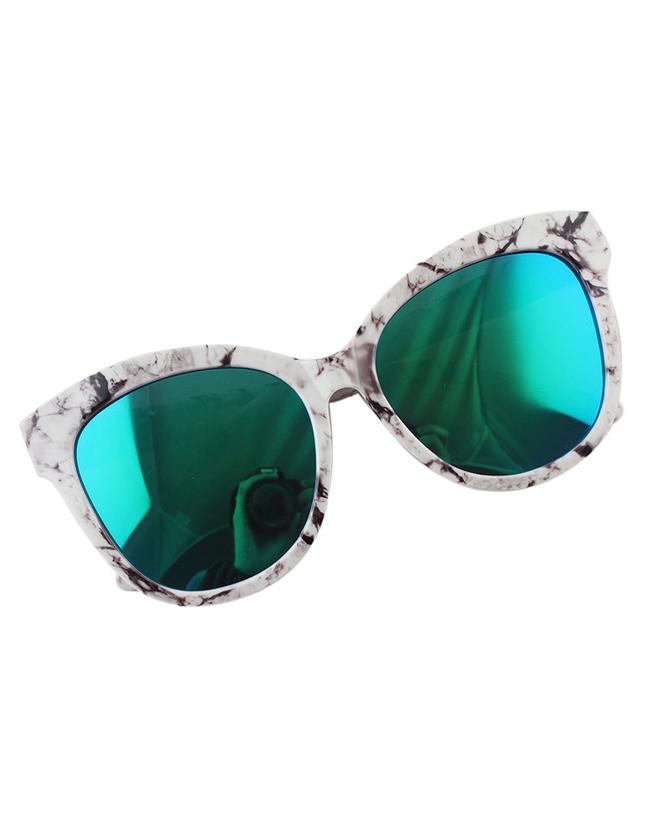 Romwe Lakeblue Big Sunglasses