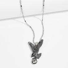 Romwe Men Eagle Shaped Pendant Necklace