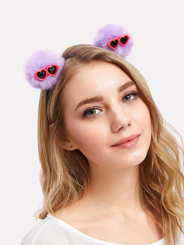 Romwe Cute Pom Pom Decorated Headband