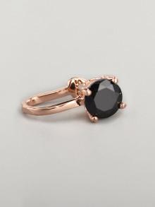 Romwe Gemstone Design Ear Cuff 1pc