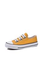 Romwe Elastic Straps Low Top Plimsolls