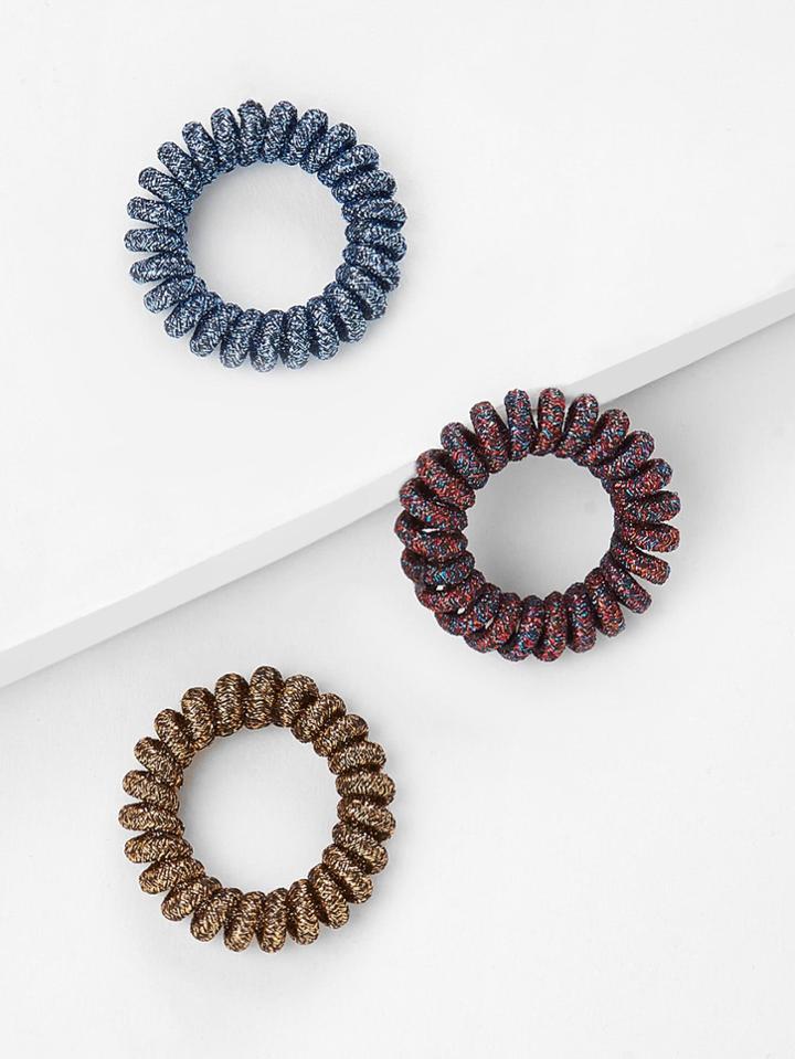 Romwe Glitter Hair Tie 3pcs