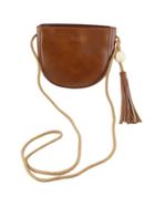 Romwe Brown Vintage Style Pu Leather Small Handbag For Ladies