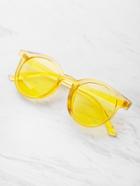 Romwe Transparent Frame Sunglasses