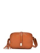 Romwe Tassel Detail Crocodile Print Pu Shouler Bag