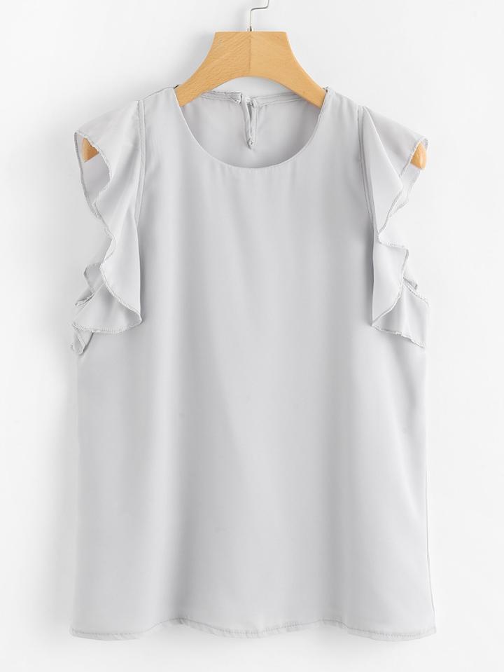Romwe Butterfly Sleeve Top