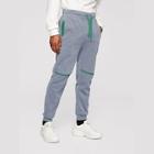 Romwe Guys Contrast Trim Drawstring Sweatpants
