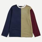 Romwe Guys Color Block Pullover