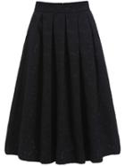 Romwe Flower Pattern Puff Skirt