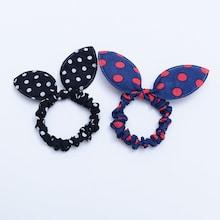 Romwe Polka Dot Hair Tie 2pcs