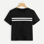 Romwe Varsity Stripe Tee