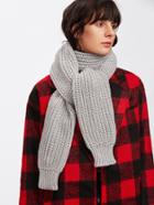 Romwe Textured Knit Scarf