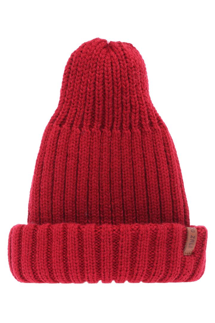 Romwe Basic Beanie--burgundy