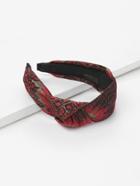 Romwe Knot Design Glitter Headband