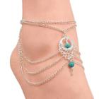 Romwe Multilayered Chain Anklet