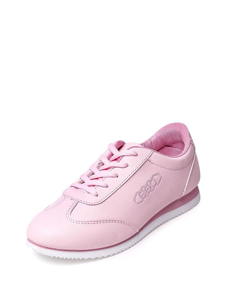 Romwe Lace Up Pu Trainers