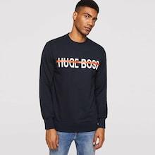 Romwe Men Round Neck Letter Print Pullover