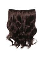 Romwe Black Cherry Clip In Soft Wave Hair Extension