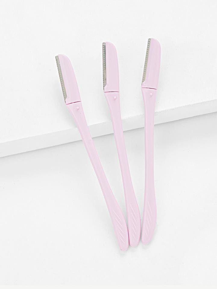 Romwe Portable Eyebrow Knife Set 3pcs