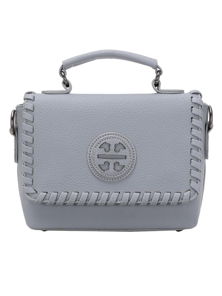 Romwe Braided And Laser-cut Flap Satchel Bag
