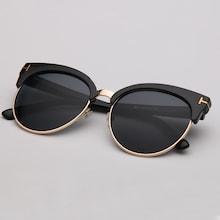 Romwe Semi Rimless Sunglasses