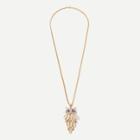 Romwe Owl Pendant Chain Necklace 1pc