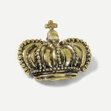 Romwe Men Crown Shaped Brooch