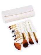 Romwe 15pcs Professional Makeup Brush Set With Bag