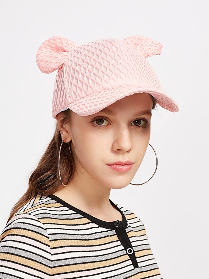 Romwe Cute Ear Baseball Cap