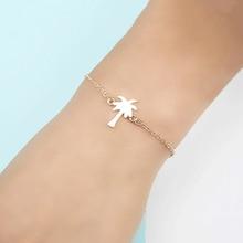 Romwe Tree Detail Chain Bracelet