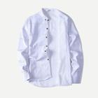 Romwe Guys Velvet Lined Plaid Shirt