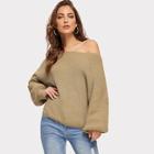 Romwe Drop Shoulder Oversized Jumper