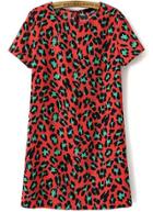 Romwe Leopard Print Straight Dress