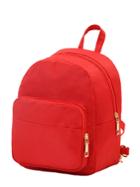 Romwe Zipper Pocket Front Backpack