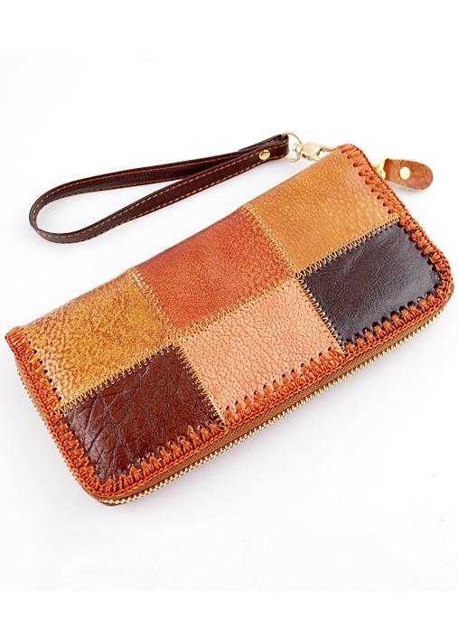 Romwe Yellow Plaid Zipper Clutches Bag