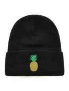 Romwe Embroidered Pineapple Beanie Hat