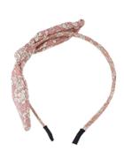 Romwe Flower Printed Bowknot Elastic Headband Accessories