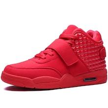 Romwe Men Velcro Strap Detail Lace Up Sneakers