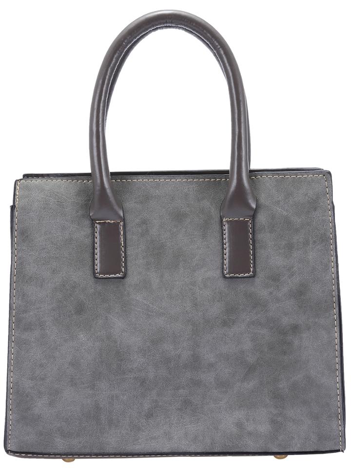Romwe Grey Frosted Tote Bag
