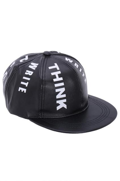 Romwe Letter Cool Black Cap