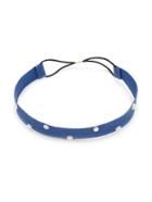 Romwe Faux Pearl Denim Headband