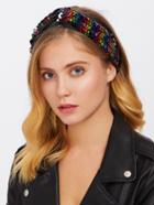 Romwe Multi Sequin Headband
