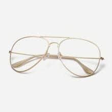 Romwe Guys Metal Frame Glasses