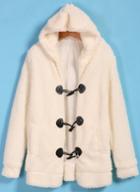 Romwe Hooded Buckle Loose Coat