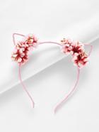 Romwe Cat Ear Flower Design Headband