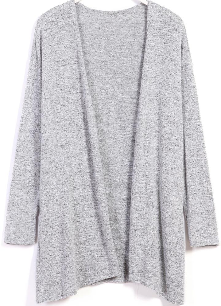 Romwe Loose Knit Cardigan Sweater