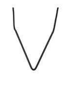 Romwe Black Chain Pendant Necklace